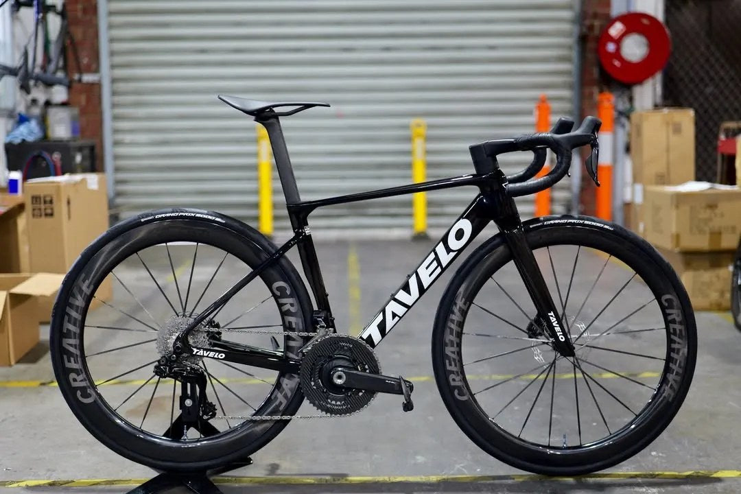 A Tavelo build on the workshop bench