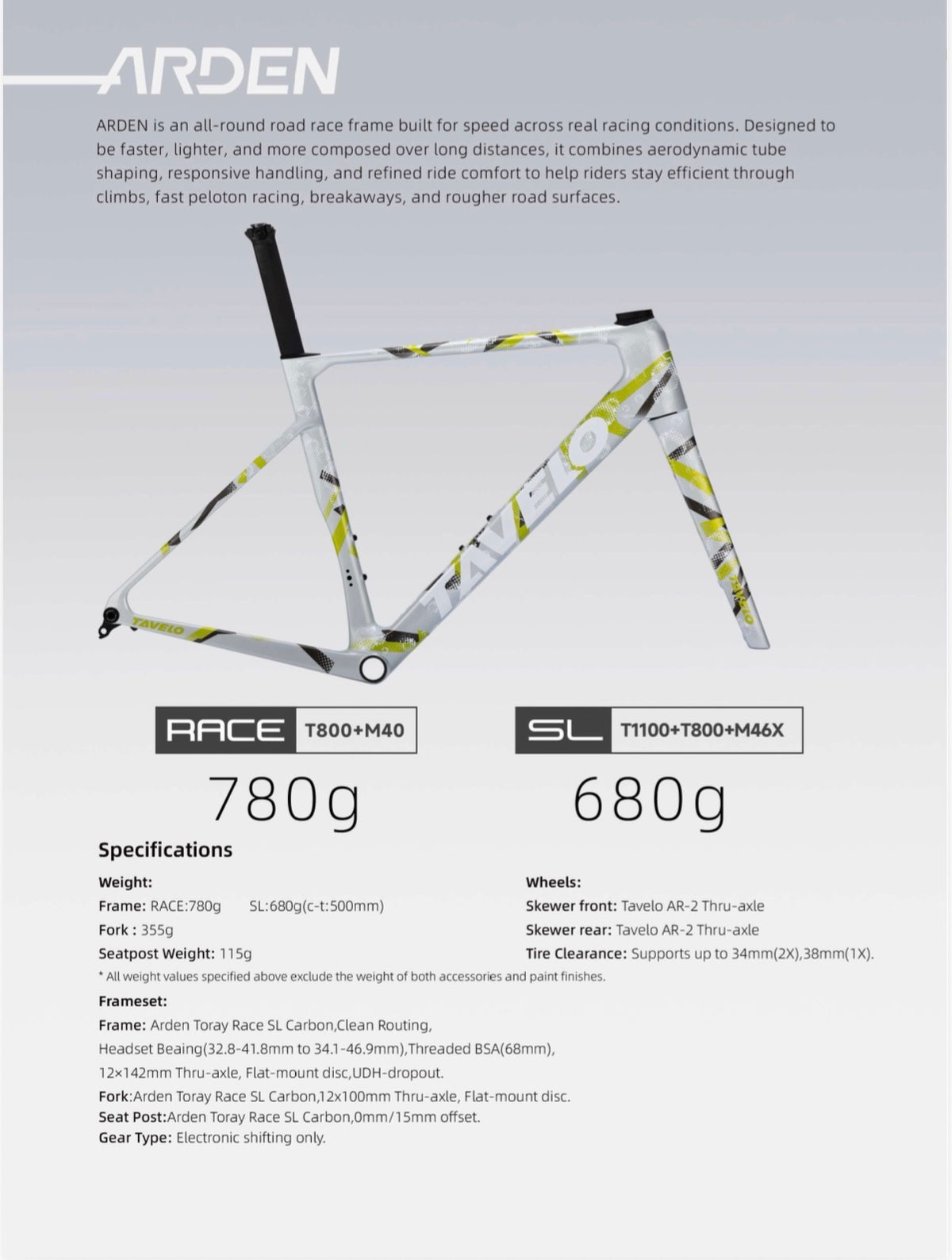 Tavelo Arden Race CREATIVE Ultegra Aero All-Road Bike