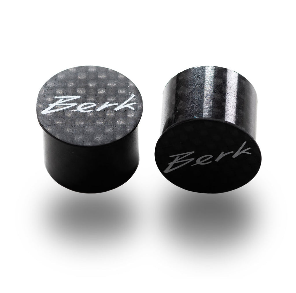 Berk Bar Tape and Carbon bar end plugs – Black