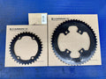 Carbon-Ti 50/34 chainring set 4bolt 110bcd with bolts